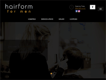 Tablet Screenshot of hairform.co.uk